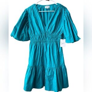 NWT JAPNA TURQUOISE DRESS